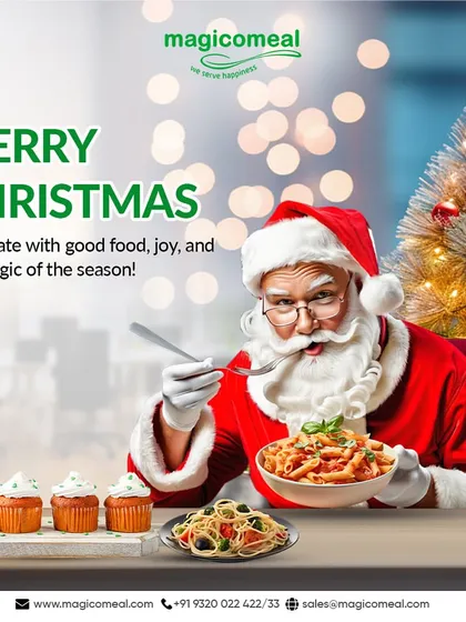 Merry Christmas! Even Santa enjoys a good meal. I celebrate the magic of the season with good food and joy, offering special menus for your corporate Christmas parties.