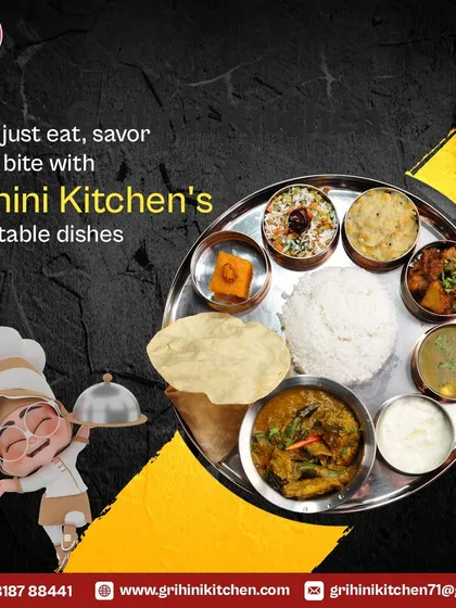 Don't just eat, savor every bite. This thali, complete with a variety of dishes, is an invitation to enjoy your food and the experience.