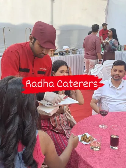 Attentive service at an outdoor birthday party in Powai. Our team circulates with appetizers, ensuring no one misses out.