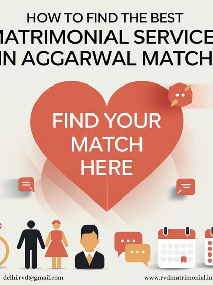 This graphic explains how to find the best matrimonial services for an Aggarwal match. I provide a trusted and effective platform for the Aggarwal community.