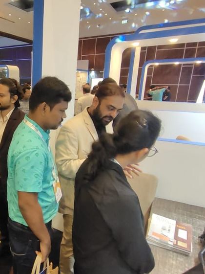 Our team demonstrating our automation solutions to attendees at the CREDAI Bengal Techcon. We are showcasing how our technology can be applied to large-scale commercial and residential projects.