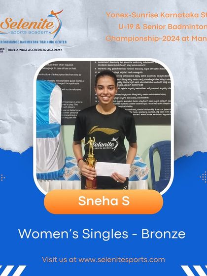 Selenite Sports - High Performance Badminton Training Our Champions' Podium Finishes photo 43