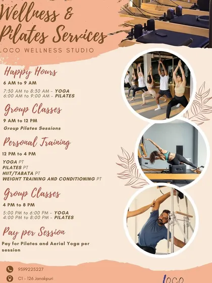 Don't let the festive season derail your goals. This flyer details our class schedule, including happy hours and personal training slots, with special offers to help you stay committed.