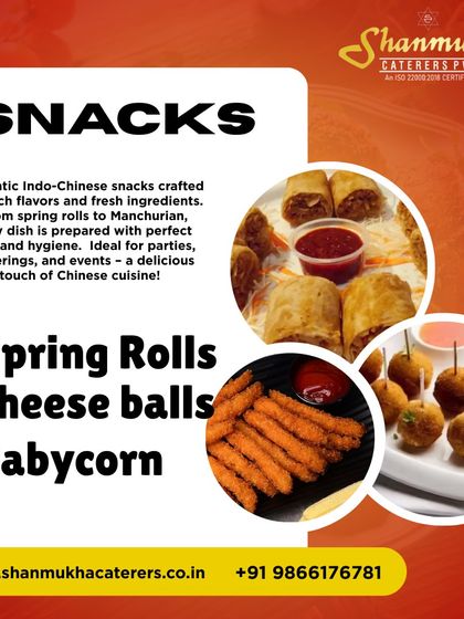 Shanmukha Caterers - Pure Vegetarian Event Catering Global Vegetarian Cuisine photo 16