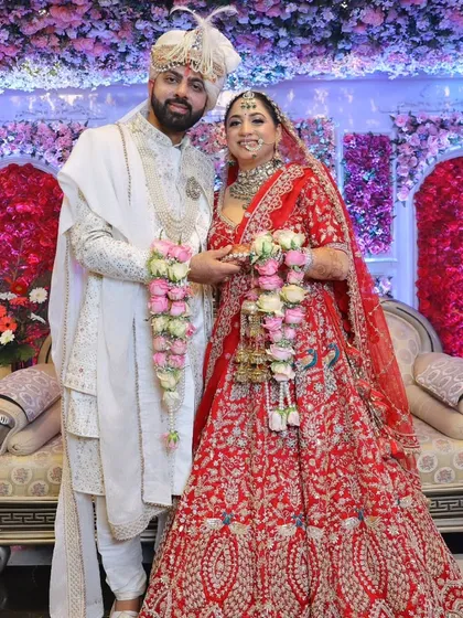 A picture-perfect couple. My signature bridal look ensures the bride looks flawless and feels confident standing next to her partner.