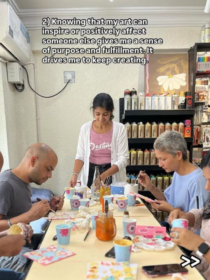 Knowing that my art can inspire someone or bring them joy gives me a deep sense of purpose. It's what drives me to keep creating and sharing.