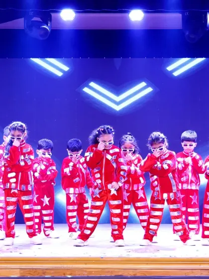 Our K-Pop party kids brought so much energy to the stage. These classes are extremely popular and a great way for kids to learn the latest commercial dance moves.