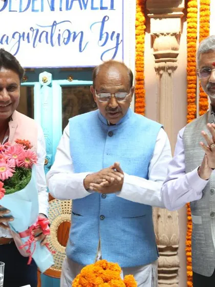 It was an honor to have our restoration project, the Golden Haveli, inaugurated by the External Affairs Minister of India, Dr. S. Jaishankar. His presence underscores the national importance of preserving our architectural heritage.