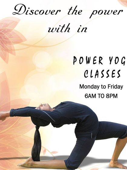 Discover the power within you. I offer Power Yoga classes from Monday to Friday with multiple morning and evening batches at my Bangalore studio to fit your schedule.
