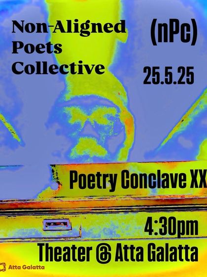 The 20th Poetry Conclave by the Non-Aligned Poets Collective. We are honored to be the venue for such milestones, celebrating the journeys of poets and collectives.