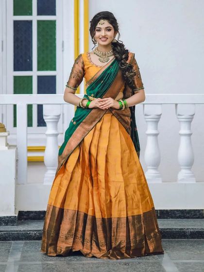 Rent Your Look - Ethnic & Occasion Wear Rental Modern Half-Sarees & Langa Voni photo 18