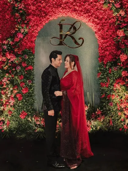 A moment of joy from Randeep Hooda and Lin Laishram's reception. We curated a diverse menu of traditional and global delicacies to celebrate their union, reflecting their story on every plate.