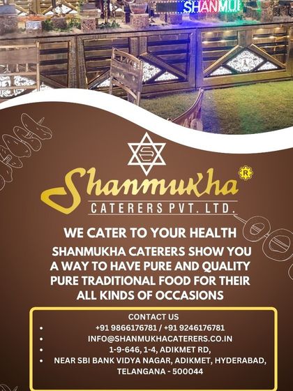 Shanmukha Caterers - Pure Vegetarian Event Catering Grand Event Catering photo 23
