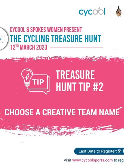 Treasure Hunt Tip #2: Choose a creative team name. It's one of the most hotly contested award categories.