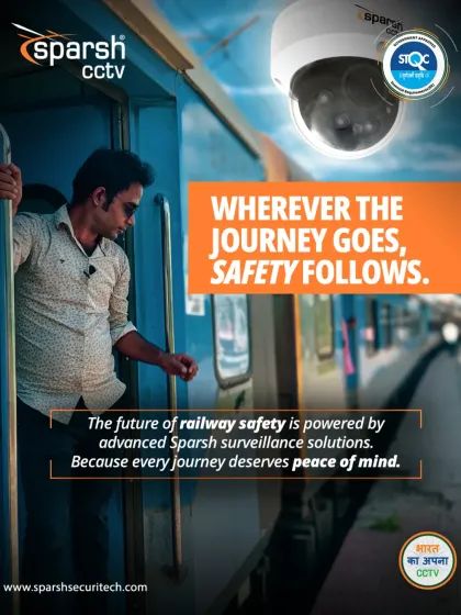 Every journey deserves peace of mind. Our advanced railway surveillance solutions are powering the future of passenger safety, ensuring that wherever your journey takes you, our protection follows.