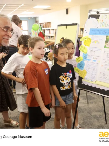The Grade 3 Courage Museum showcased student explorations of courage in big and small ways. Through biographies and interviews, students created inspiring exhibits, reminding us that even the smallest voices can tell the biggest stories.