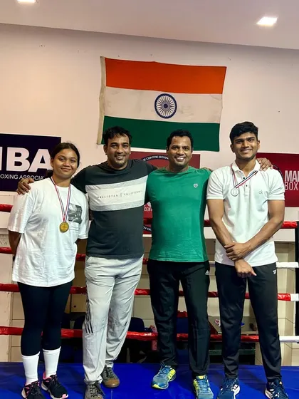 The coaches team with our inter-collegiate medalists. We guide them, they make us proud.