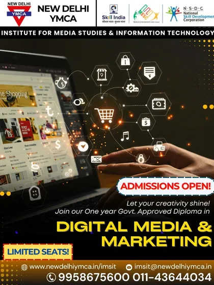 An overview of our one-year diploma in Digital Media & Marketing. The program covers social media strategy, SEO, and content creation, with Saturday classes available for those looking to upskill.