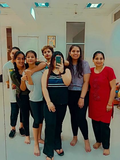 A happy group selfie after a rewarding dance session. The smiles and camaraderie are what make our community special.