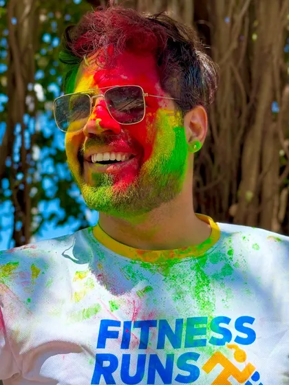 Another shot from the festival of colors. This energy and love for celebration is what I bring to every party.