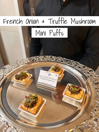 Rich, earthy, and decadent. These French Onion and Truffle Mushroom Mini Puffs are a sophisticated appetizer, combining classic French flavours in a flaky, buttery pastry.