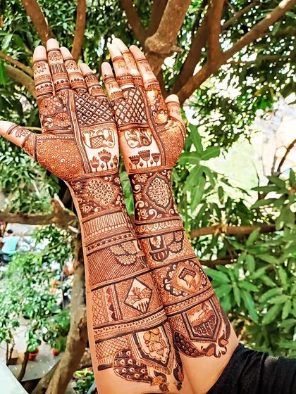 Full Bridal Mehendi photo 13