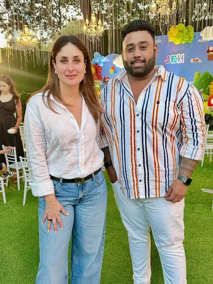 It was a special day performing for Kareena Kapoor Khan and Saif Ali Khan's son, Jeh. Creating magical moments for their family and guests was an absolute honor.
