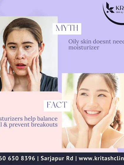 A common myth I frequently address is that oily skin does not need moisturizer. In fact, properly hydrating oily skin with a lightweight, non-comedogenic moisturizer helps regulate sebum production and can prevent the cycle of dehydration and excess oil that leads to breakouts.