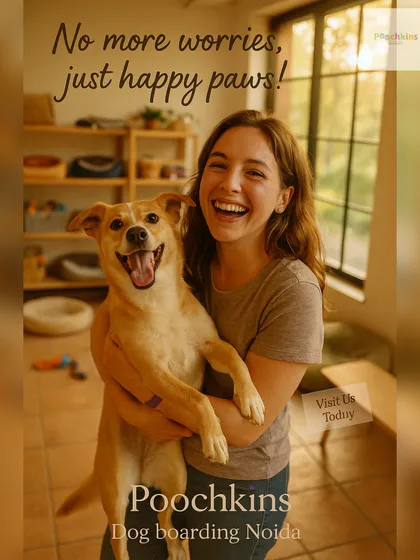No more worries for you, just happy paws for them! This picture captures the exact feeling we want every pet parent to have when they leave their child with us.