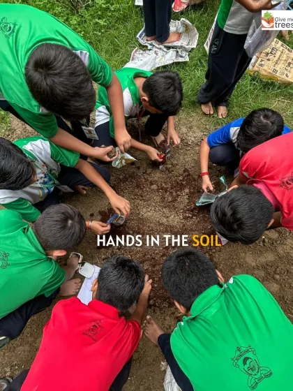 We believe in creating 'Paryavaran Rakshaks' (environment protectors) from a young age. Our school programs are all about hands-on learning, where students get their hands in the soil and learn by doing, not just by reading from a book.