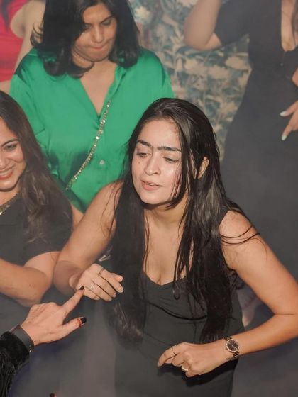 The dance floor is the best place to let go and have fun with your friends.