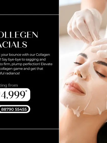 Turn back the clock with our Collagen Facial, a treatment designed to restore your skin's youthful bounce. This facial helps to firm sagging skin and plump fine lines, leaving you with a visibly radiant and revitalized complexion.