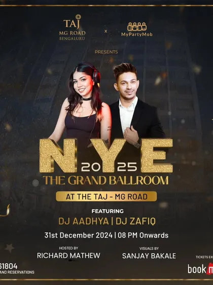 I was thrilled to headline the New Year's Eve 2025 celebration at the prestigious Taj MG Road in Bangalore. This poster showcases the kind of large-scale, high-profile corporate and hotel events I specialize in.