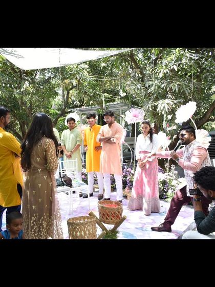 Emcee Pramod - Wedding Emcee & Host Vibrant Haldi & Mehendi Ceremonies photo 30