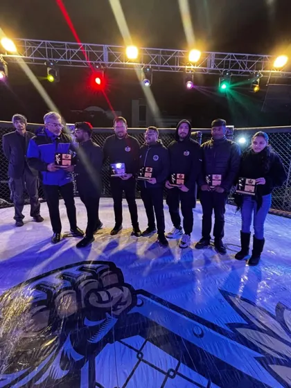 Our officiating team being recognized for their professionalism and sharp judgment at a major event.