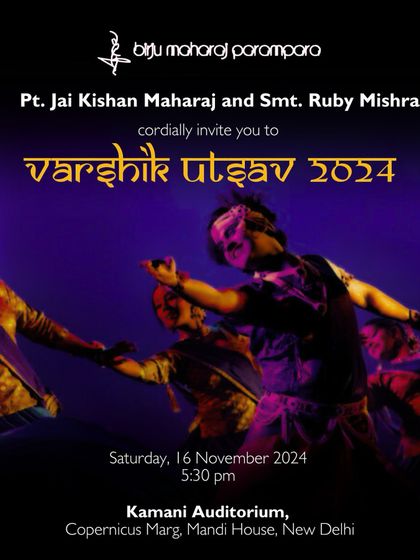 An alternate poster for Varshik Utsav 2024, capturing the dynamic energy of our group performances.