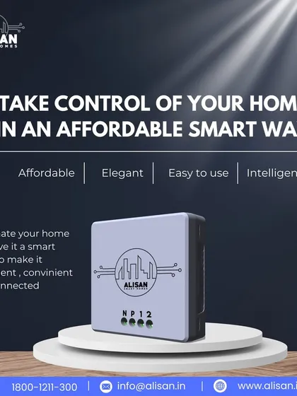 You can take control of your home in an affordable, elegant, and intelligent way. Our retrofit modules, like the NP12 shown here, give your home a smart edge, making it convenient and connected without major rewiring.