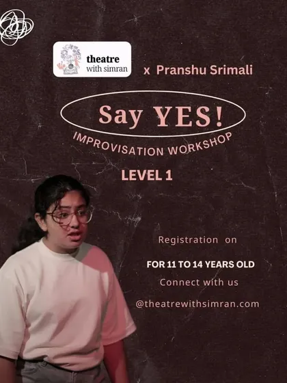 Registration is on for our Level 1 Improvisation Workshop for 11 to 14 year olds. A chance to embrace spontaneity and build confidence.