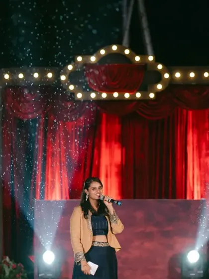 We love bringing a couple's unique vision to life, like this spectacular Sangeet inspired by Broadway musicals. With red carpets, velvet drapes, and sparkling spotlights, we set the stage for Ayesha and Abhishek to celebrate their story with theatrical flair.