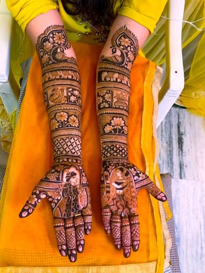 Kanha Mehandi - Bridal Mehndi Custom Storytelling & Portrait Mehndi photo 6