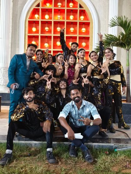 The whole crew. From choreographers to dancers, we work together seamlessly to ensure every event is a massive success.