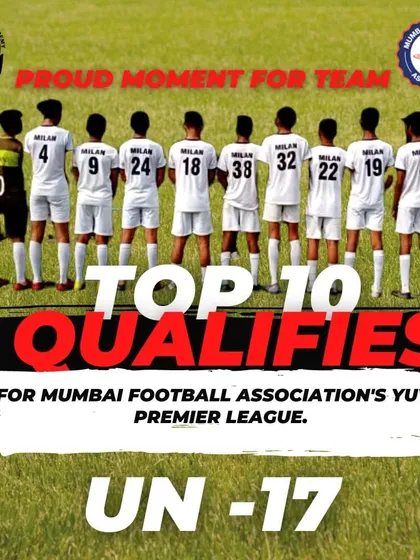 Our Under-17 team, lined up and ready for the big leagues. We are proud to have qualified for the prestigious Mumbai Football Association's Yuva Premier League.