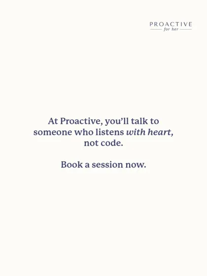 At Proactive, you will always talk to a real person who listens with heart, not with code. We believe in human-first therapy, where empathy and understanding come before anything else.