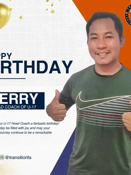Celebrating the birthday of my U-17 Head Coach, Jerry. His dedication to nurturing young talent is an inspiration.