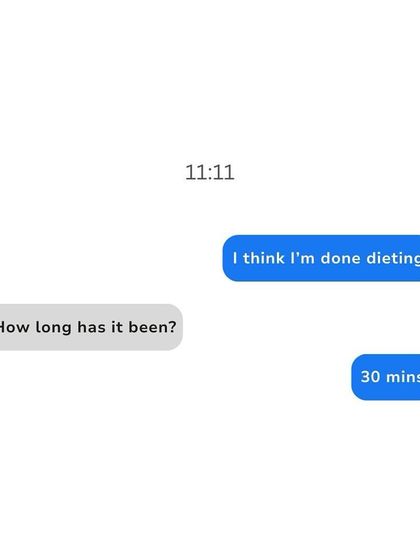 "I think I'm done dieting." "How long has it been?" "30 mins." If this is you, maybe it's time for a plan that doesn't feel like one.