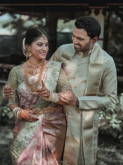 Bangalore Photographers - Pre-Wedding & Couple Photoshoots Grand Celebrations: Elegant Couple Portraits photo 11