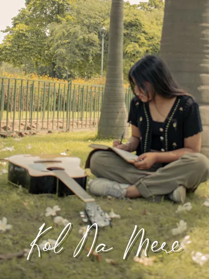 The official cover art for my debut original single, 'Kol Na Mere'. This song is about the feeling of missing someone who isn't by your side, a theme that is very close to my heart.