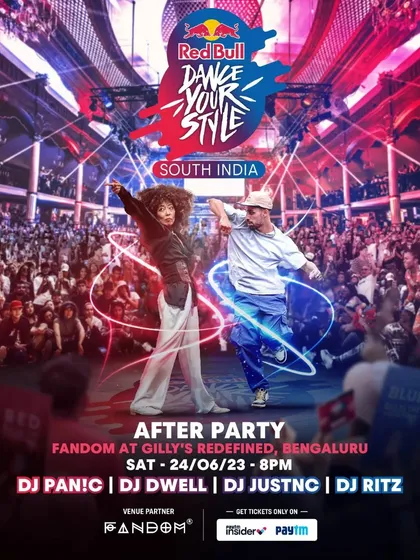 The main poster for the Redbull Dance Your Style after party.