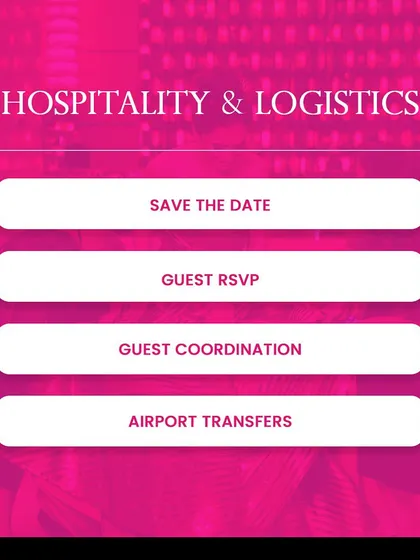 Seamless hospitality and logistics are non-negotiable. My team and I manage all guest coordination, communications, and travel logistics like airport transfers to ensure a smooth experience for every attendee.
