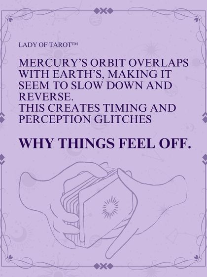 When things feel off, it might be Mercury Retrograde. This is because its orbit overlaps with Earth's, creating perception glitches. This post explains the astrological reason behind the chaos.